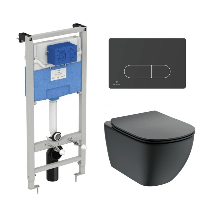 Подвесной унитаз с инсталляцией Ideal Standard T3868V3/115A6