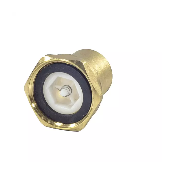 Соединение для подключения насоса латунь 1 1/2"x1" ВР с обратным клапаном R39 Giacomini R39Y001