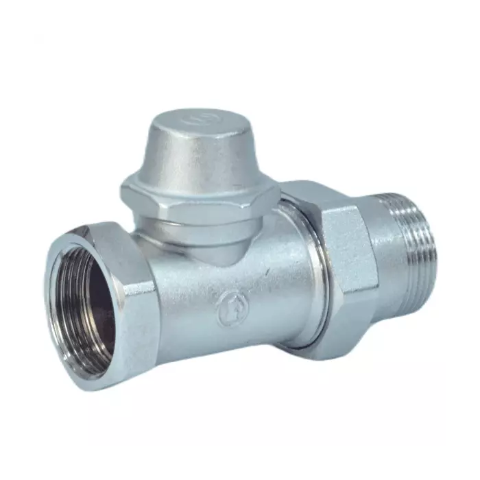 Клапан запорный для радиатора R15TG Ду 25 Ру16 ВР прямой Giacomini R15X035