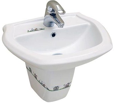 Раковина детская с полупьедесталом Serel Children 8701+8721