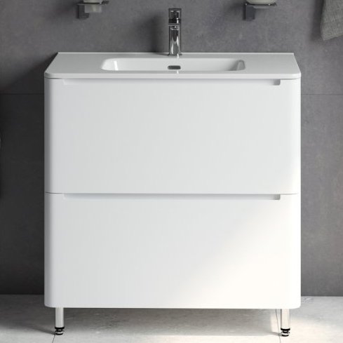 Тумба с раковиной IDDIS Edifice 80 напольная (EDI80WFi95+0108000i28)