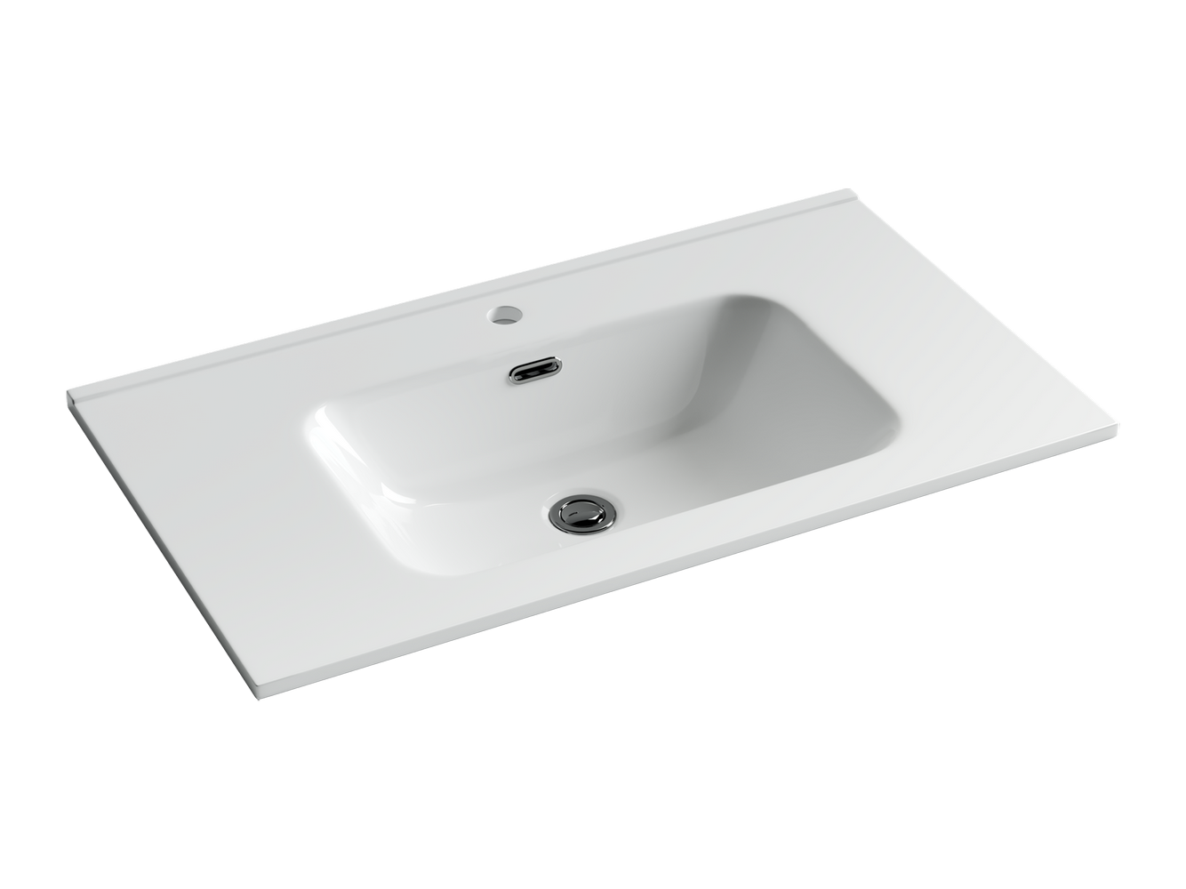 Накладные раковины CERAMICANOVA CN7005 Умывальник накладной прямоугольный Element 810*465*180мм