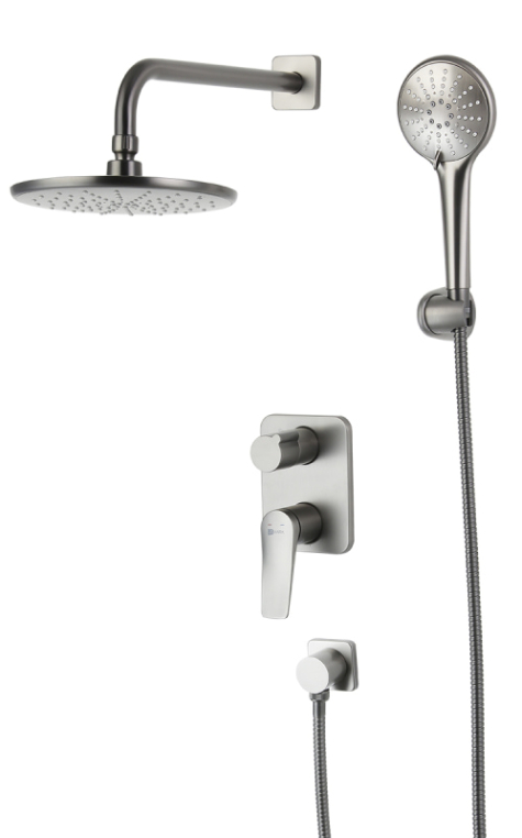 Смеситель для ванны и душа LEMARK Bronx LM3729GM, встраиваемый