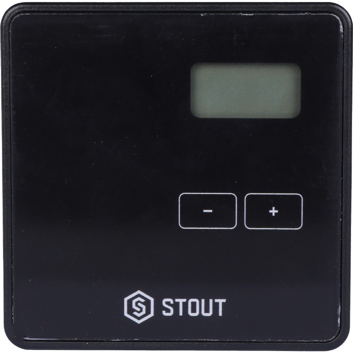STOUT Проводной комнатный двухпозиционный регулятор ST-294v1, черный (STE-0101-029412)