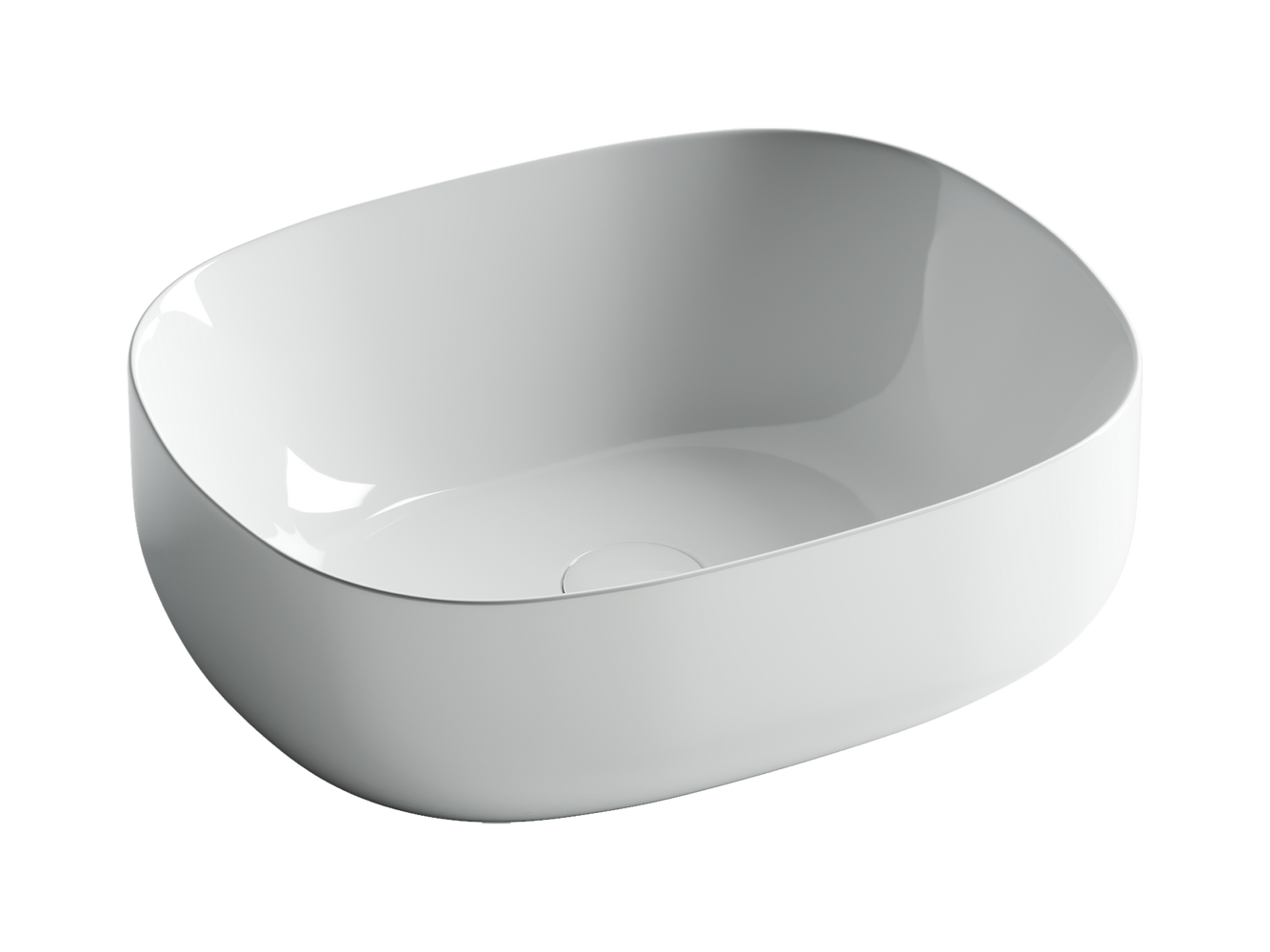 Накладные раковины CERAMICANOVA CN6018 Умывальник чаша накладная овальная Element 460*350*155мм
