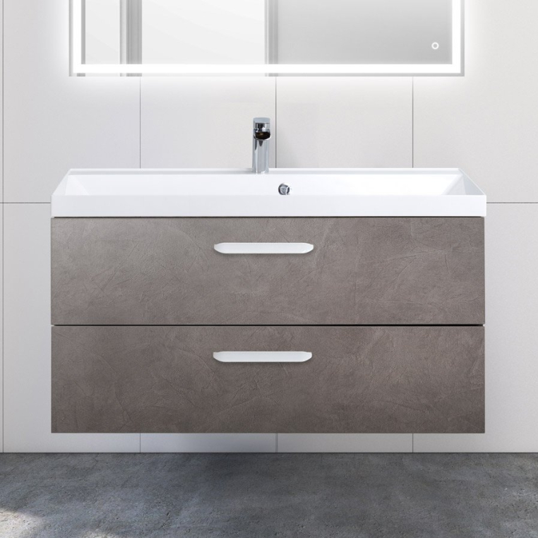 Тумба под раковину BelBagno Aurora 100 pietra grigio (AURORA-1000-2C-SO-PG)