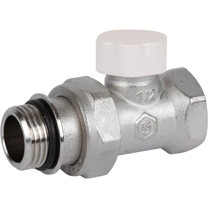 STOUT Клапан запорно-балансировочный, прямой 1/2" (SVL-1176-000015)