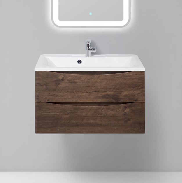 Тумба под раковину BelBagno Marino 80 rovere moro (MARINO-800-2C-SO-RW-P)