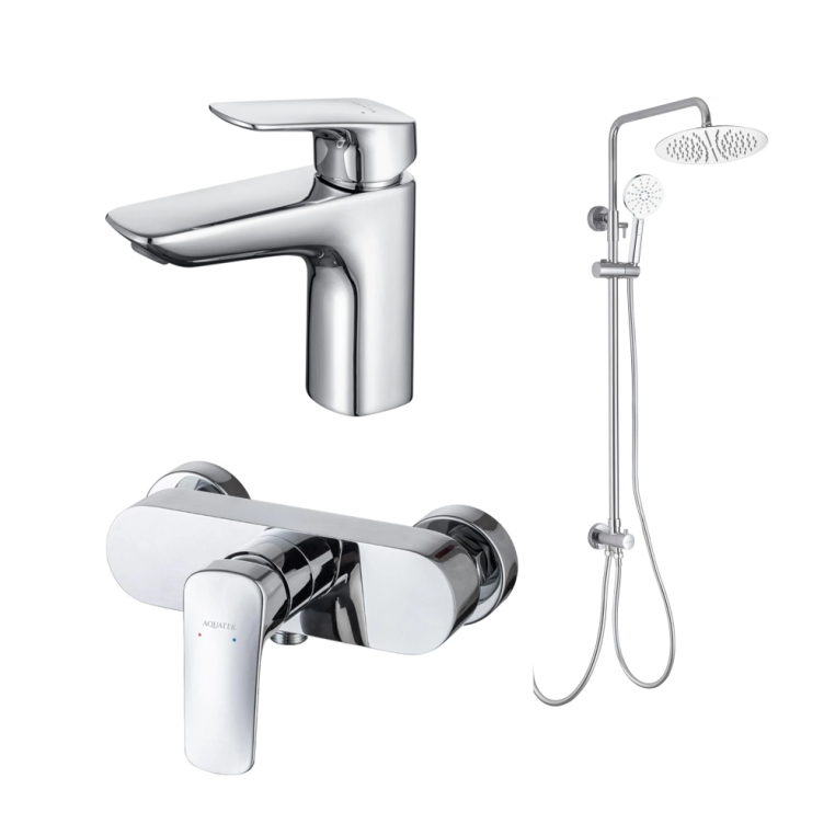 Комплект смесителей для ванны Aquatek Вега AQ1036CR