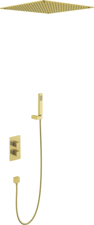 Душевая система Timo Petruma SX-5029/17SM с термостатом, золото матовое