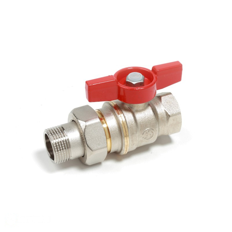 Кран шаровой Giacomini 3/4" F x 3/4" M с отводом (бабочка) серия DADO R919X005 (R919X005)