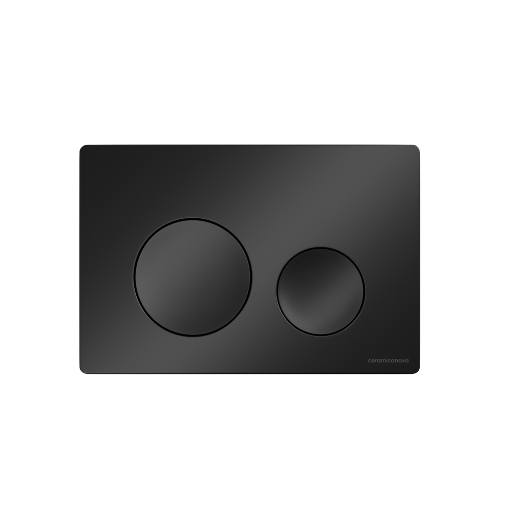 Кнопка смыва Balance, клавиши Circle, цвет черный матовый, арт. CN12-001MB
