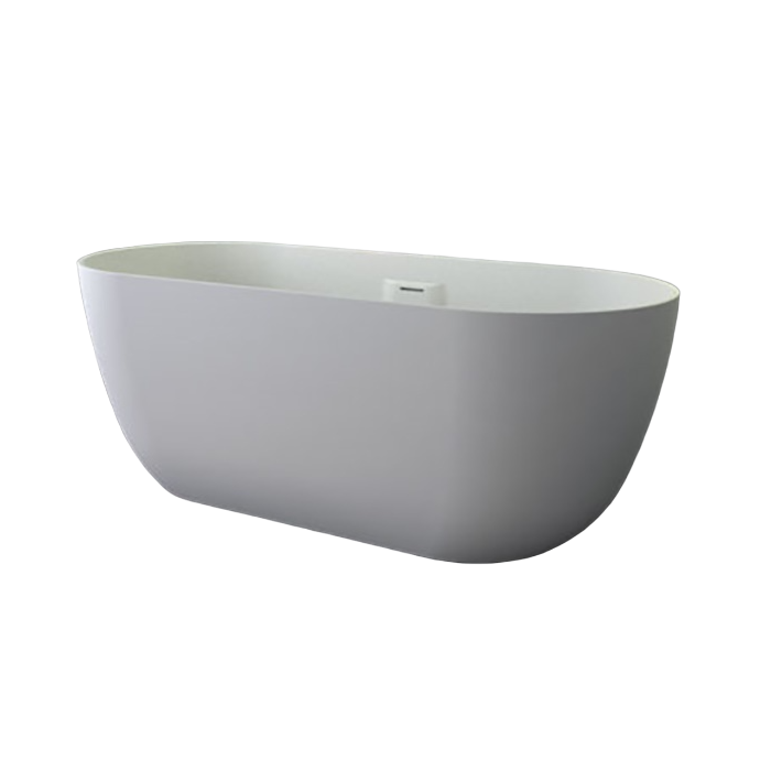 Ванна KNIEF Lotus 170х75 см 0600-609-01 из материала K.Stone, матовая