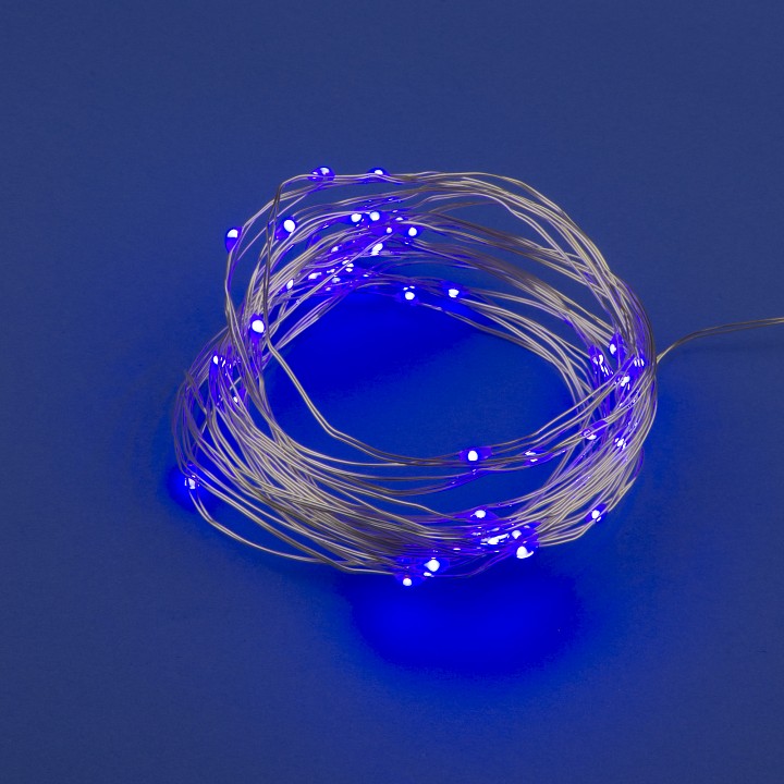 Гирлянда Нить Uniel ULD-S0500 ULD-S0500-050/SCB/2AA PURPLE IP20 DEW