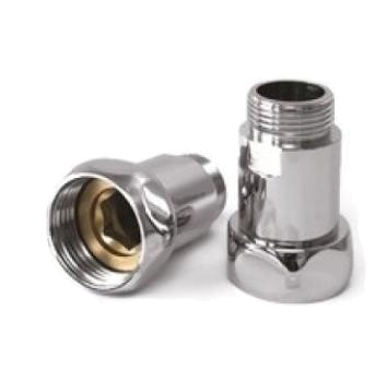 Прямое соединение Terminus 3/4"х1/2" г/ш (хром) 2шт (731SCH0504)