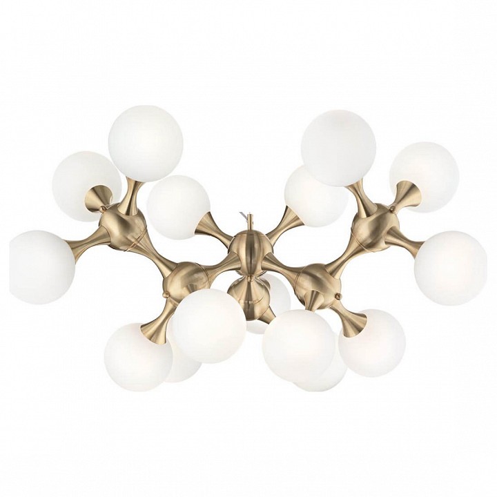 Подвесная люстра Ideal Lux Nodi NODI SP15 OTTONE SATINATO
