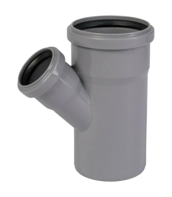 Ostendorf Тройник HTEA 75x50/45° для внутренней канализации (113210)