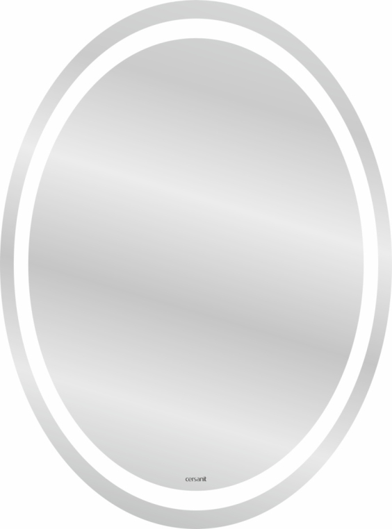 Зеркало Cersanit Led 040 design 57*77, с подсветкой, антизапотевание, Сорт1 овальное (KN-LU-LED040*57-d-Os)