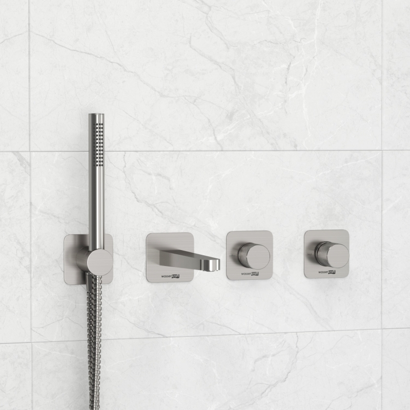 A6451.296.298.275.100.276 Встраиваемый комплект для ванны с лейкой и изливом