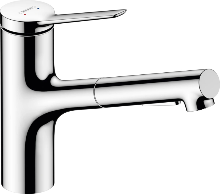Кухонный смеситель Hansgrohe Zesis M33 74800000 с выдвижным изливом