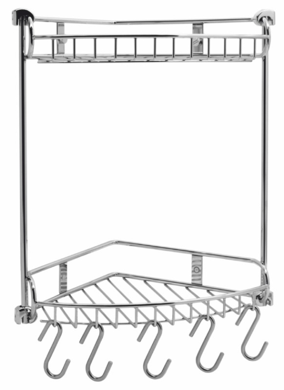 Полка WasserKraft K-1222 металлическая двойная
