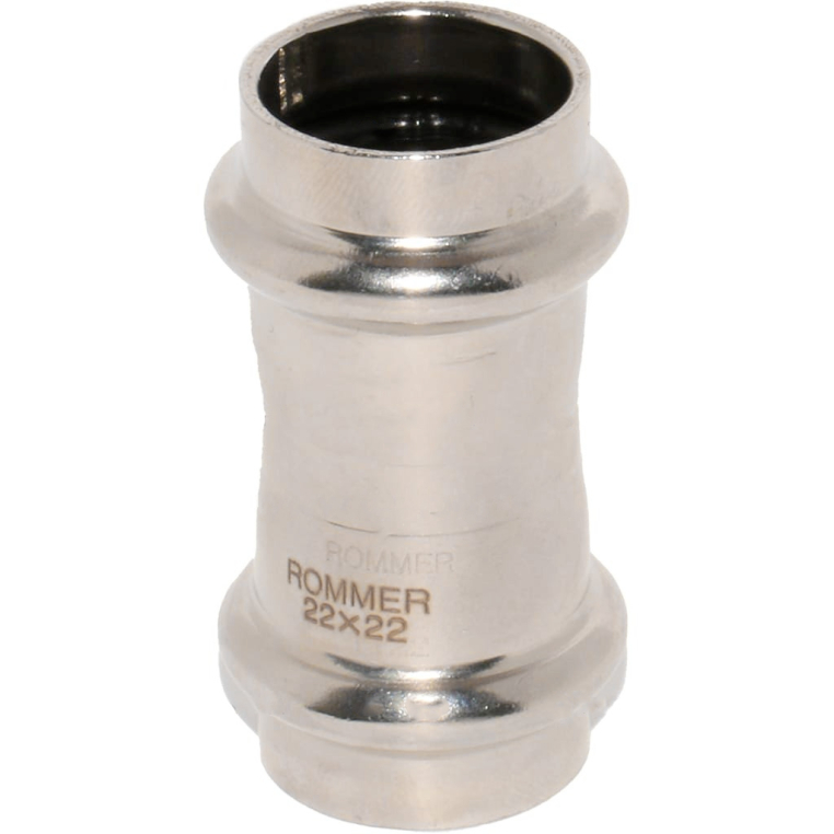 RSS-0017-000042 ROMMER Муфта равнопроходная ВПр, 42, из нержавеющей стали прессовой