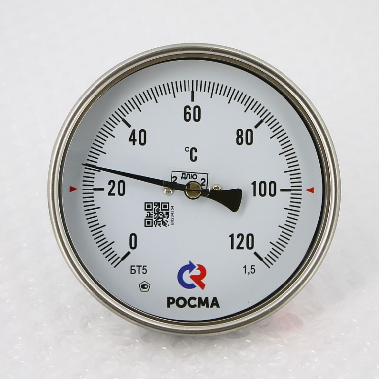 Термометр Росма БТ- 51.211 100/46 (1/2", 0-120'С, 1,5) 00000002544