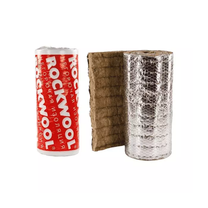 Рулон минеральная вата WIRED MAT 105 ALU 1 25х1000-7 ROCKWOOL 216094