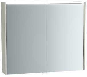 Шкаф-зеркало VitrA Metropole 80x70 61293 серебристый дуб