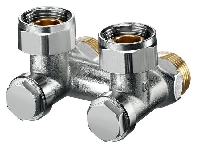 Вентиль Oventrop Мultiflex V ZB  3/4 UMx3/4 AG угловой с преднастройкой (1016242)