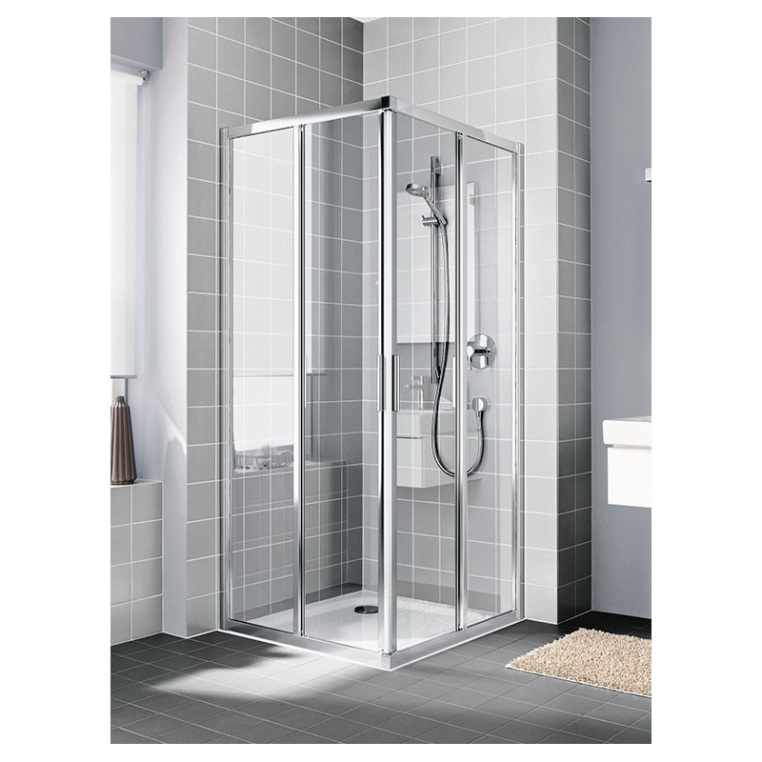 Душевая 2-створчатая раздвижная дверь Kermi Cada Xs 120x200 CKE2R12020VPK для комбинации со второй дверью правая