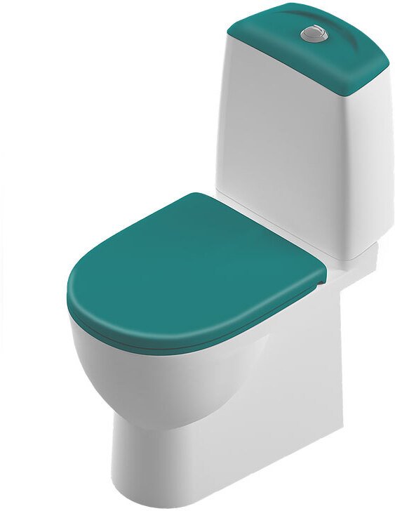 Напольный унитаз Sanita Luxe Best Color с бачком и микролифтом BSTSLCC08120522