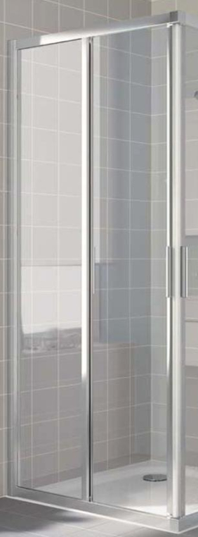 Душевая 2-створчатая раздвижная дверь Kermi Cada Xs 120x200 CKE2L12020VPK для комбинации со второй дверью левая