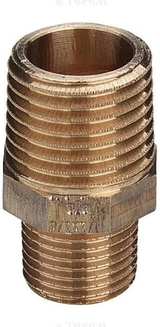 Ниппель переходной Viega 282127 (бронза) 3/8"х1/4"
