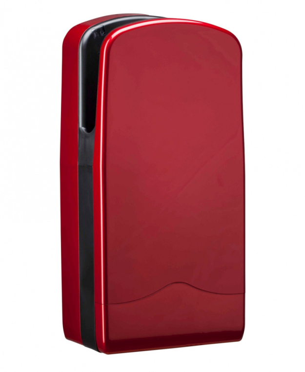 Сушилка для рук NOFER V-JET 01303.CR Cherry red автоматическая, вишневая