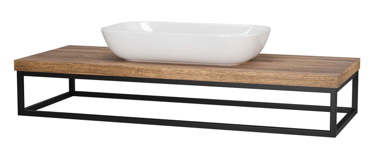Комплект Brevita Kevo 120 Rosewood столешница + каркас