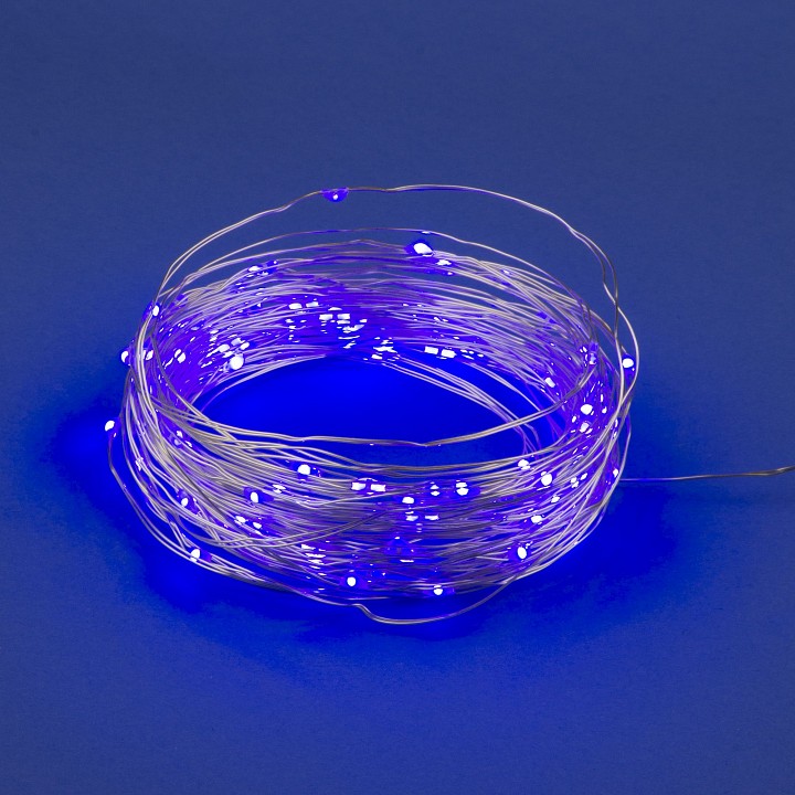 Гирлянда Нить Uniel ULD-S1000 ULD-S1000-100/SCB/3AA PURPLE IP20 DEW