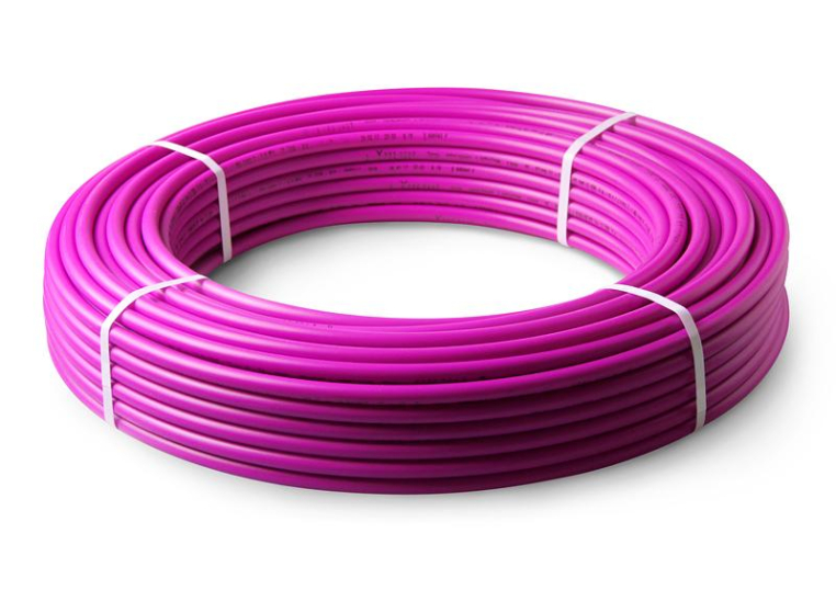 Труба Pro Aqua PE-RT EVOH пятислойная фиолетовая 20x2,8 отрезок \ 005м \ (PERT5S7420-005)