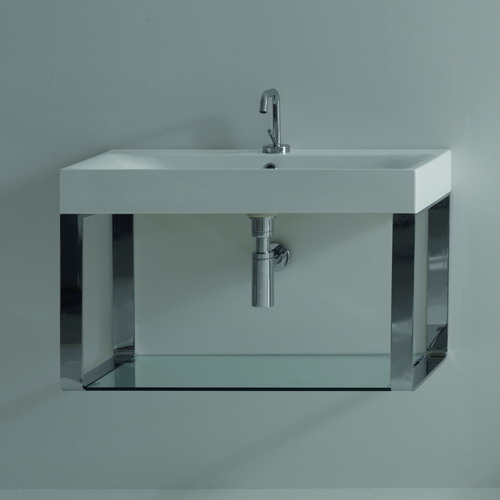 Раковина Kerasan Cento 70х45 см, 1 отв., белый 353201*0