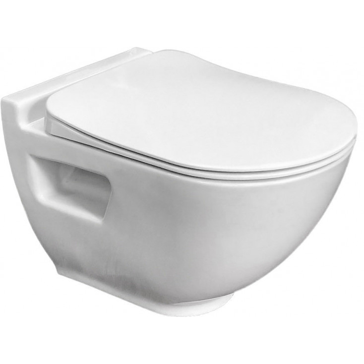 Подвесной унитаз Bien Harmony с микролифтом, безободковый HRKA052N2VP1W5000