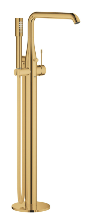Смеситель для ванны GROHE Essence New 23491GL1 с душевым гарнитуром, холодный рассвет глянец