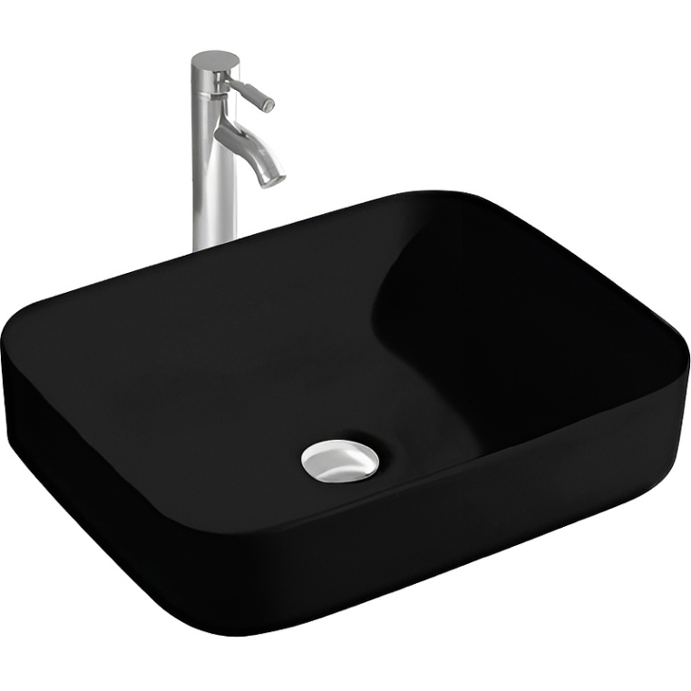 Раковина накладная Aquatek Вега 50x39 AQ5515-MB черный