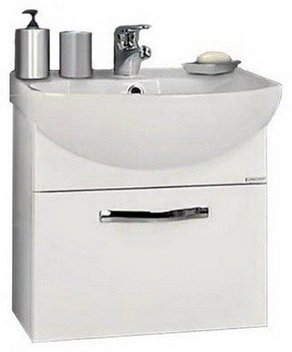 Тумба с раковиной Aquaton Ария 80 (1A1417K0AA010) белая