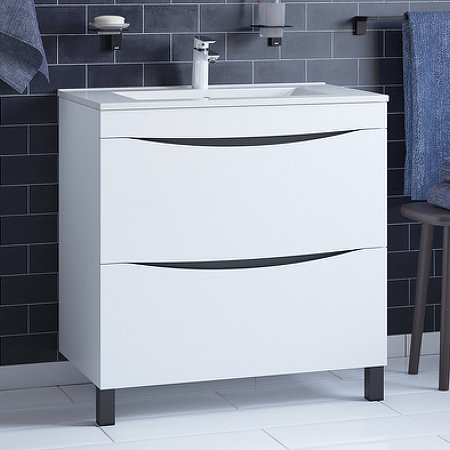 Тумба с раковиной IDDIS Cloud 80 (CLO80WFi95+0138000I28)