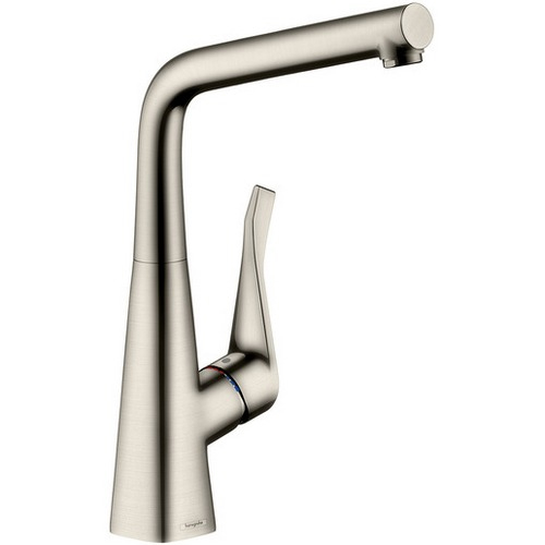 Смеситель для кухни Hansgrohe Metris Select сталь 14883800