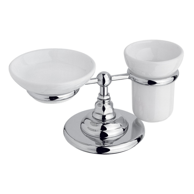 Держатель для мыльницы и стакана Nicolazzi Classica 1494CR
