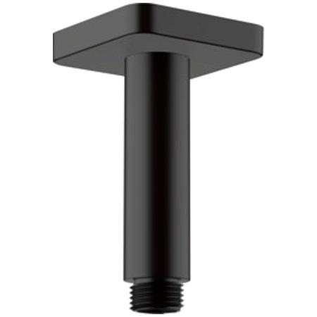Держатель верхнего душа 100 мм Hansgrohe Vernis Shape 26406670 черный матовый