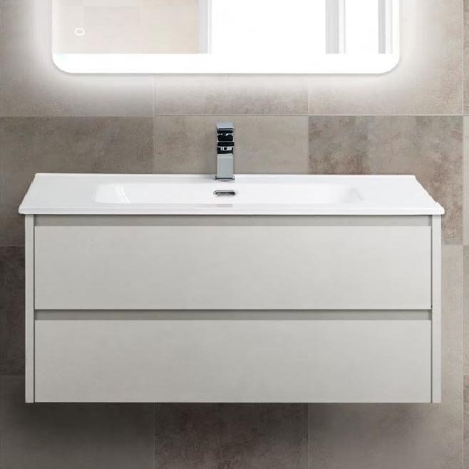 Тумба под раковину BelBagno Kraft 100 см KRAFT-1000-2C-SO-BO Bianco Opaco