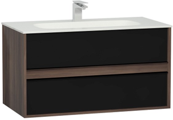 Тумба с раковиной VitrA Metropole 100 58183 сливовое дерево