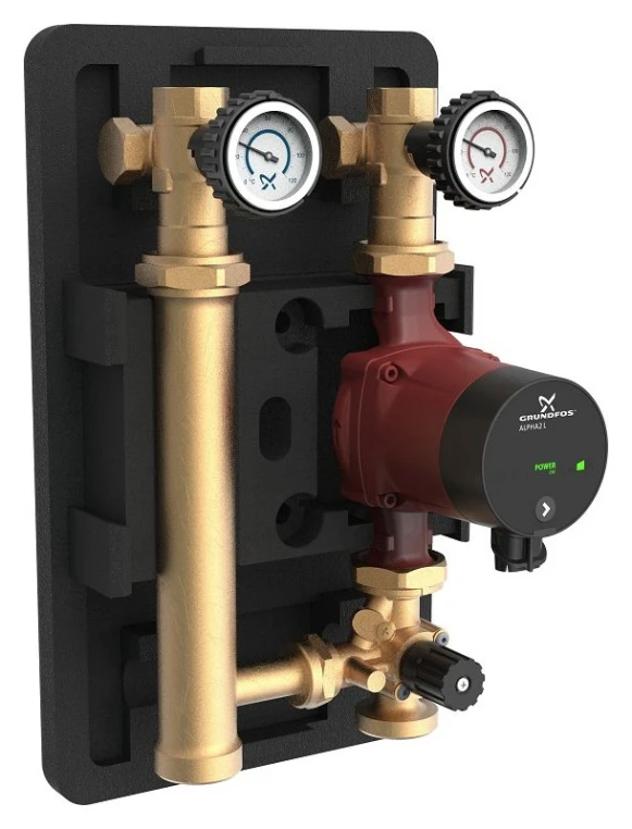 Насосная группа Grundfos HEATMIX M25 ALPHA2L 40 со смесителем (99309089)